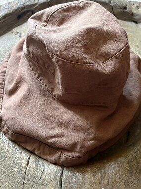 Scala brown cotton canvas women's sun hat SPF protection vacay summer beach